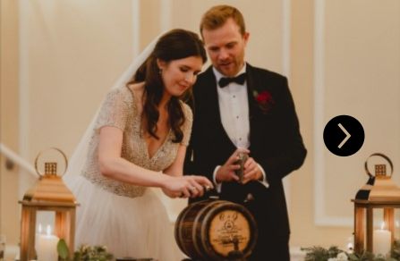 Whiskey blending wedding ceremony